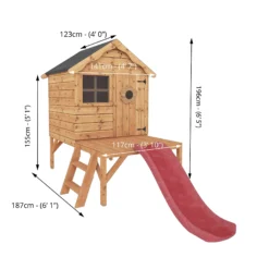 Mercia 8x10 Snug Apex Shiplap Tower Slide Playhouse - Assembly Service Included 8 Mercia 8x10 Snug Apex Shiplap Tower Slide Playhouse - Assembly Service Included -Garden & Outdoors mercia 8x10 snug apex shiplap tower slide playhouse assembly service included5029442080819 01t bq