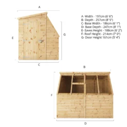 Mercia 8x6 Ft Pent Tongue & Groove Wooden 5 Windows Potting Shed With Floor 19 Mercia 8x6 Ft Pent Tongue & Groove Wooden 5 Windows Potting Shed With Floor -Garden & Outdoors mercia 8x6 ft pent tongue groove wooden 5 windows potting shed with floor5029442078182 01i bq