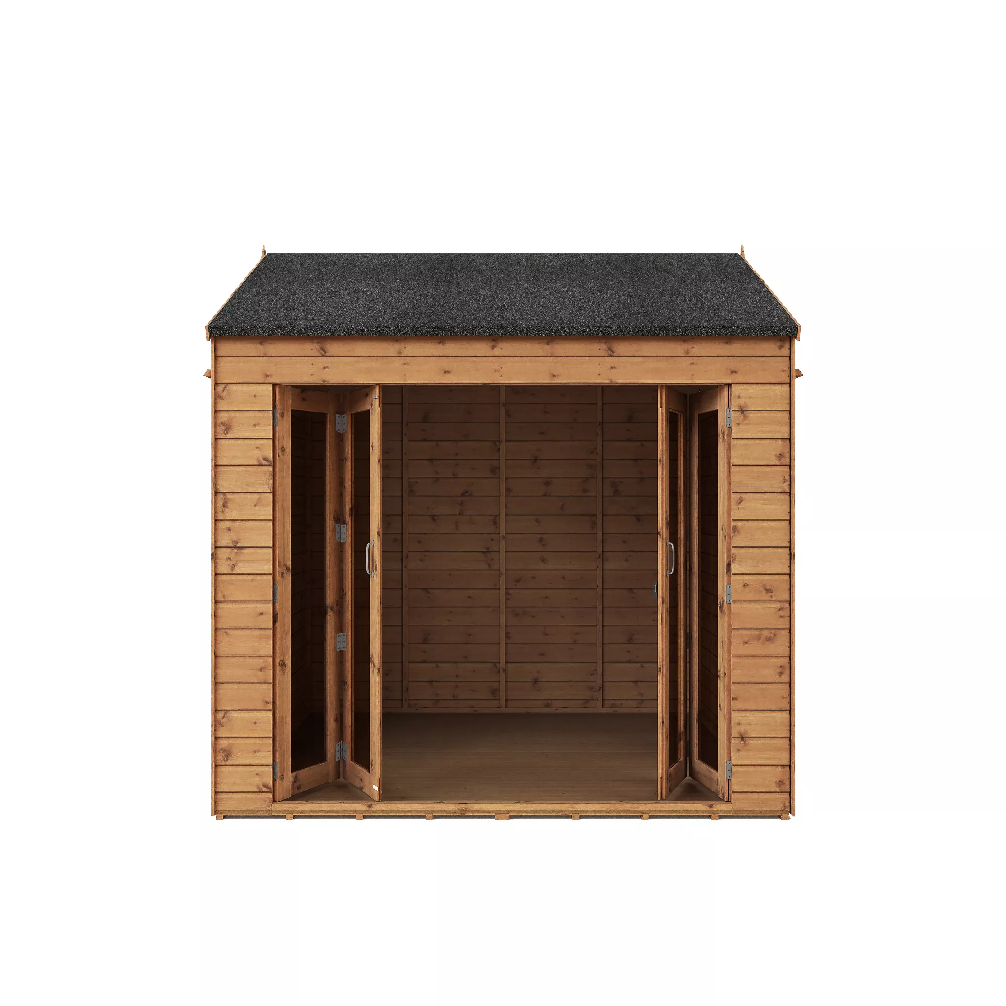 Mercia 8x8 Reverse Apex Tongue & Groove Summer House With Bi-fold Door 4 Mercia 8x8 Reverse Apex Tongue & Groove Summer House With Bi-fold Door - Image 2