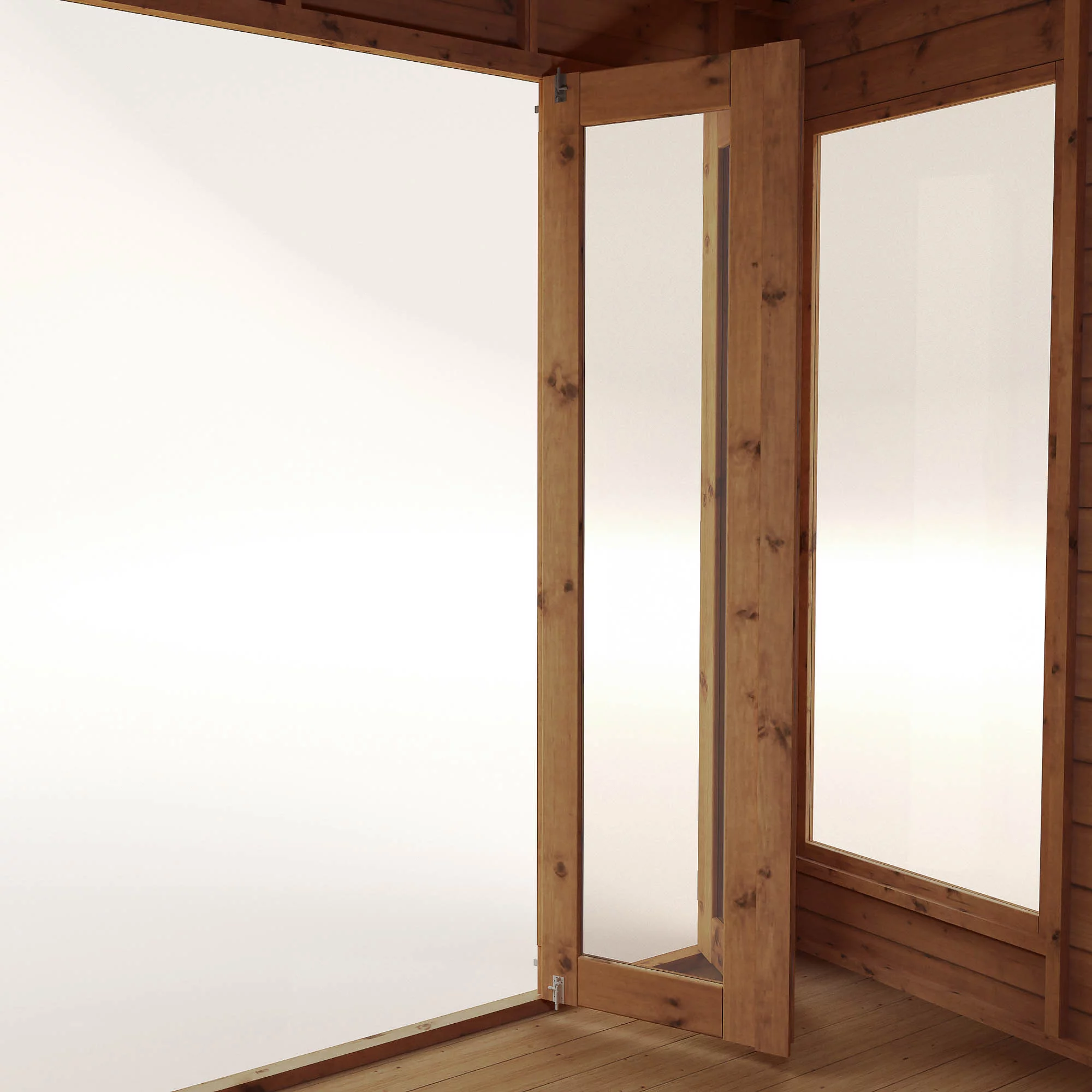 Mercia 8x8 Reverse Apex Tongue & Groove Summer House With Bi-fold Door 7 Mercia 8x8 Reverse Apex Tongue & Groove Summer House With Bi-fold Door - Image 5