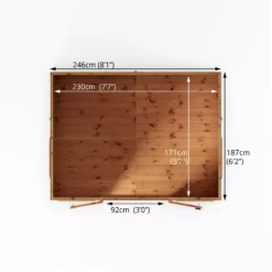 Mercia Clover 8x6 Ft Hip Shiplap Wooden Summer House With Double Door -Garden & Outdoors mercia clover 8x6 ft hip shiplap wooden summer house with double door5029442006871 02t