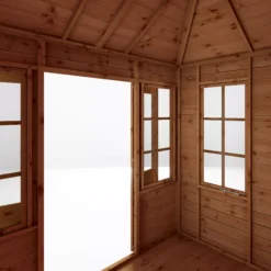 Mercia Clover 8x6 Ft Hip Shiplap Wooden Summer House With Double Door -Garden & Outdoors mercia clover 8x6 ft hip shiplap wooden summer house with double door5029442006871 05c