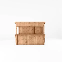 Mercia Garden Bar 9x4 Ft Pent Tongue & Groove Solid Wood Garden Bar With Single Door -Garden & Outdoors mercia garden bar 9x4 ft pent tongue groove solid wood garden bar with single door5029442008752 02c