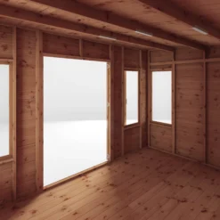 Mercia Helios 12x8 Ft Curved Shiplap Wooden Summer House With Double Door -Garden & Outdoors mercia helios 12x8 ft curved shiplap wooden summer house with double door5029442007182 05c