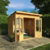Mercia Helios 8x8 Ft Curved Shiplap Wooden Summer House With Double Door -Garden & Outdoors mercia helios 8x8 ft curved shiplap wooden summer house with double door5029442073859 02i