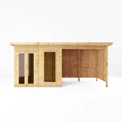 Mercia Maine 16x6 Ft Pent Shiplap Wooden Summer House With Double Door 13 Mercia Maine 16x6 Ft Pent Shiplap Wooden Summer House With Double Door -Garden & Outdoors mercia maine 16x6 ft pent shiplap wooden summer house with double door5029442008714 02c