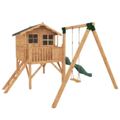 Mercia Playhouse Brown Slide -Garden & Outdoors mercia playhouse brown slide5029442002279 01c BQ