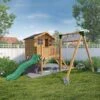 Mercia Playhouse Brown Slide -Garden & Outdoors mercia playhouse brown slide5029442002279 01i BQ