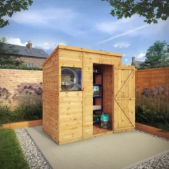 Mercia Premium 6x4 Ft Pent Shiplap Wooden Shed With Floor