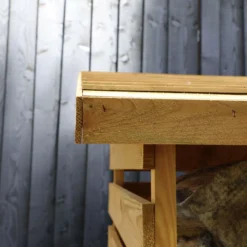 Mercia Single Solid Wood Log Store -Garden & Outdoors mercia single solid wood log store5029442012612 03c