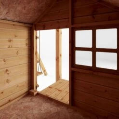 Mercia Snug Wooden Swing Set & Slide -Garden & Outdoors mercia snug wooden swing set slide5029442008264 03c