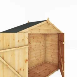 Mercia Solid Wood 3x7 Tongue & Groove Apex Bike Store -Garden & Outdoors mercia solid wood 3x7 tongue groove apex bike store5029442008196 03c