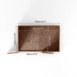 Mercia Solid Wood 4x6 Overlap Pent Bike Store -Garden & Outdoors mercia solid wood 4x6 overlap pent bike store5029442089294 02t