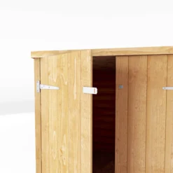 Mercia Solid Wood 4x6 Overlap Pent Bike Store -Garden & Outdoors mercia solid wood 4x6 overlap pent bike store5029442089294 03c