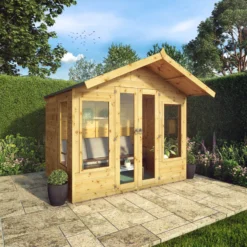Mercia Sussex 8x6 Ft Apex Shiplap Wooden Summer House With Double Door -Garden & Outdoors mercia sussex 8x6 ft apex shiplap wooden summer house with double door5029442006703 01i