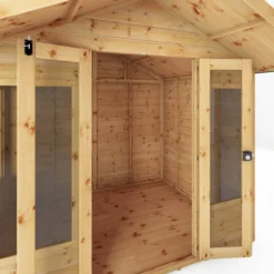 Mercia Sussex 8x6 Ft Apex Shiplap Wooden Summer House With Double Door -Garden & Outdoors mercia sussex 8x6 ft apex shiplap wooden summer house with double door5029442006703 04c