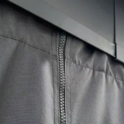 Palram - Canopia Dallas Grey Polyester (PES) Gazebo Curtain, Pack Of 4 (L)2120mm (W)4400mm 16 Palram - Canopia Dallas Grey Polyester (PES) Gazebo Curtain, Pack Of 4 (L)2120mm (W)4400mm -Garden & Outdoors palram canopia dallas grey polyester pes gazebo curtain pack of 4 l 2120mm w 4400mm7290108602692 05i