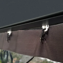 Palram - Canopia Dallas Grey Polyester (PES) Gazebo Netting, Pack Of 4 (L)2120mm (W)4400mm 10 Palram - Canopia Dallas Grey Polyester (PES) Gazebo Netting, Pack Of 4 (L)2120mm (W)4400mm -Garden & Outdoors palram canopia dallas grey polyester pes gazebo netting pack of 4 l 2120mm w 4400mm7290108602708 02i