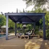 Palram - Canopia Dallas Grey Rectangular Gazebo, (W)4.88m (D)3.64m - Assembly Required -Garden & Outdoors palram canopia dallas grey rectangular gazebo w 4 88m d 3 64m assembly required7290108601947 03i bq