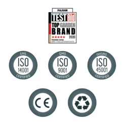 Palram - Canopia Feria Grey Non-retractable Awning, (L)6.06m (H)3.05m (W)3.85m -Garden & Outdoors palram canopia feria grey non retractable awning l 6 06m h 3 05m w 3 85m7290108134858 03t bq