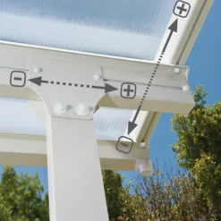 Palram - Canopia Feria White Non-retractable Awning, (L)6.06m (H)3.05m (W)3.85m 17 Palram - Canopia Feria White Non-retractable Awning, (L)6.06m (H)3.05m (W)3.85m -Garden & Outdoors palram canopia feria white non retractable awning l 6 06m h 3 05m w 3 85m7290103122713 02i bq