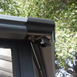 Palram - Canopia Garda Grey Hexagonal Gazebo, (W)5.17m (D)5.95m - Assembly Required -Garden & Outdoors palram canopia garda grey hexagonal gazebo w 5 17m d 5 95m assembly required7290108137040 07i bq