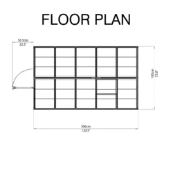 Palram - Canopia Harmony Green 6x10 Greenhouse 17 Palram - Canopia Harmony Green 6x10 Greenhouse -Garden & Outdoors palram canopia harmony green 6x10 greenhouse7290103110871 02t bq
