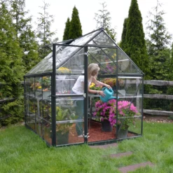 Palram - Canopia Harmony Grey 6X8 Greenhouse 14 Palram - Canopia Harmony Grey 6X8 Greenhouse -Garden & Outdoors palram canopia harmony grey 6x8 greenhouse7290108137682 02i BQ