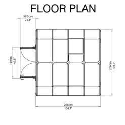 Palram - Canopia Hobby Gardner Green 8x8 Greenhouse -Garden & Outdoors palram canopia hobby gardner green 8x8 greenhouse7290103121655 01t bq