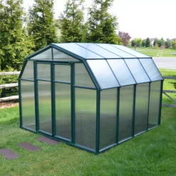 Palram - Canopia Hobby Gardner Green 8x8 Greenhouse -Garden & Outdoors palram canopia hobby gardner green 8x8 greenhouse7290103121655 04i bq