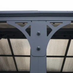 Palram - Canopia Martinique Grey Rectangular Gazebo, (W)4.93m (D)3.59m - Assembly Required -Garden & Outdoors palram canopia martinique grey rectangular gazebo w 4 93m d 3 59m assembly required7290108136234 07i bq