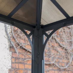 Palram - Canopia Martinique Grey Rectangular Gazebo, (W)4.93m (D)3.59m - Assembly Required -Garden & Outdoors palram canopia martinique grey rectangular gazebo w 4 93m d 3 59m assembly required7290108136234 08i bq