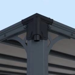 Palram - Canopia Milano Grey Rectangular Gazebo, (W)4.26m (D)3.09m - Assembly Required 17 Palram - Canopia Milano Grey Rectangular Gazebo, (W)4.26m (D)3.09m - Assembly Required -Garden & Outdoors palram canopia milano grey rectangular gazebo w 4 26m d 3 09m assembly required7290108136241 07i bq