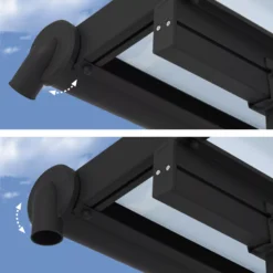 Palram - Canopia Olympia Grey Non-retractable Awning, (L)3.07m (H)3.05m (W)2.95m 15 Palram - Canopia Olympia Grey Non-retractable Awning, (L)3.07m (H)3.05m (W)2.95m -Garden & Outdoors palram canopia olympia grey non retractable awning l 3 07m h 3 05m w 2 95m7290108133967 03i bq