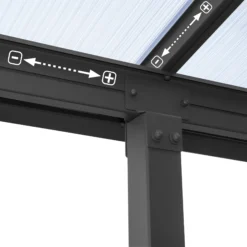 Palram - Canopia Olympia Grey Non-retractable Awning, (L)3.07m (H)3.05m (W)2.95m 13 Palram - Canopia Olympia Grey Non-retractable Awning, (L)3.07m (H)3.05m (W)2.95m -Garden & Outdoors palram canopia olympia grey non retractable awning l 3 07m h 3 05m w 2 95m7290108133967 04i bq