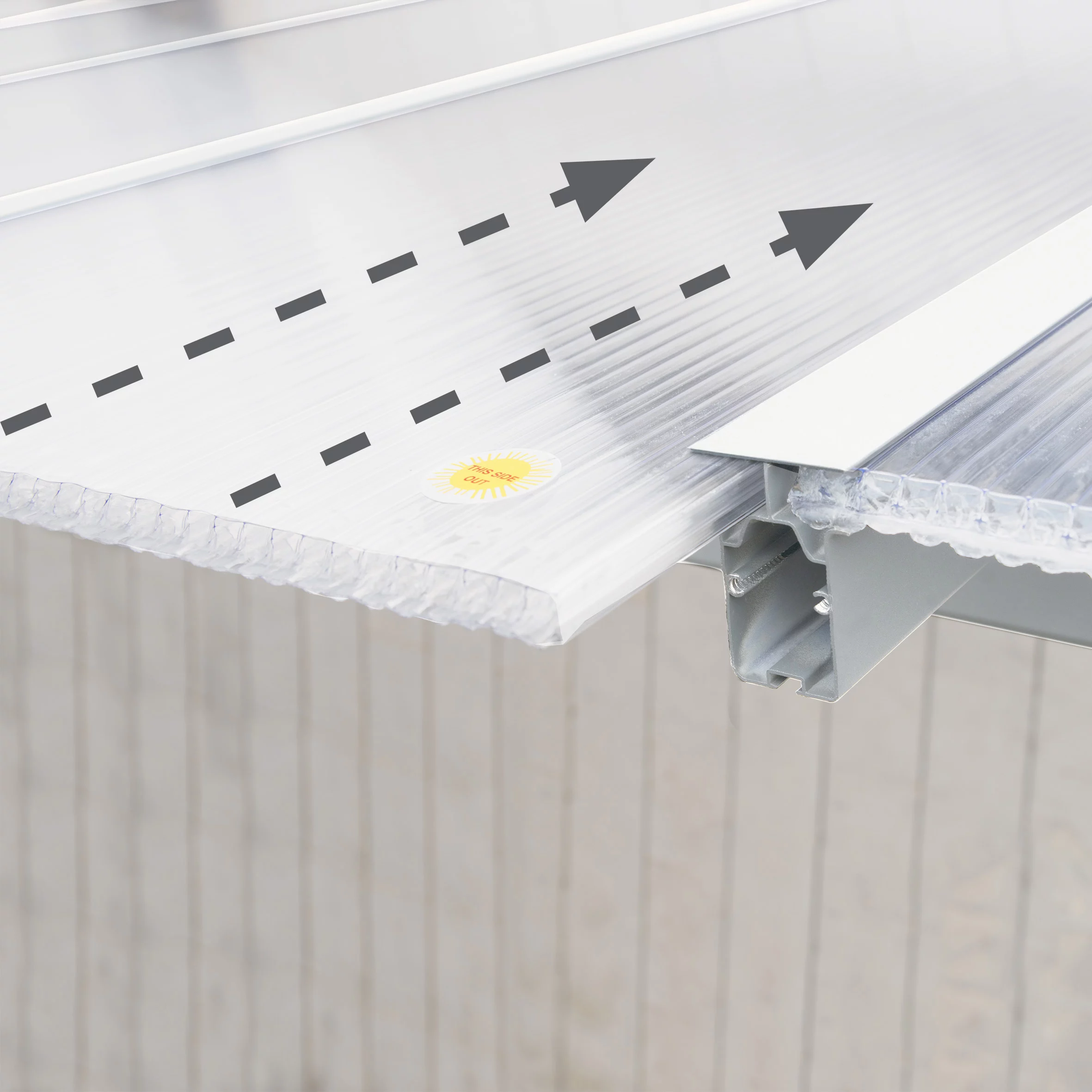 Palram - Canopia Olympia White Non-retractable Awning, (L)4.25m (H)3.05m (W)2.95m 8 Palram - Canopia Olympia White Non-retractable Awning, (L)4.25m (H)3.05m (W)2.95m - Image 6