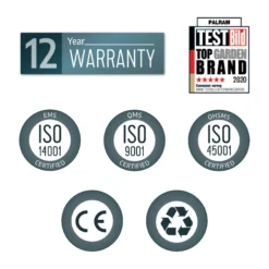 Palram - Canopia Olympia White Non-retractable Awning, (L)6.19m (H)3.05m (W)2.95m -Garden & Outdoors palram canopia olympia white non retractable awning l 6 19m h 3 05m w 2 95m7290108134308 03t bq