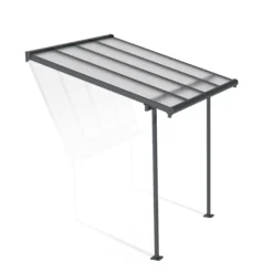 Palram - Canopia Sierra Grey Non-retractable Awning, (L)2.25m (H)3m (W)2.28m -Garden & Outdoors palram canopia sierra grey non retractable awning l 2 25m h 3m w 2 28m7290108131307 01c bq