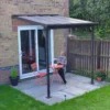 Palram - Canopia Sierra Grey Non-retractable Awning, (L)2.25m (H)3m (W)2.28m -Garden & Outdoors palram canopia sierra grey non retractable awning l 2 25m h 3m w 2 28m7290108131307 01i bq
