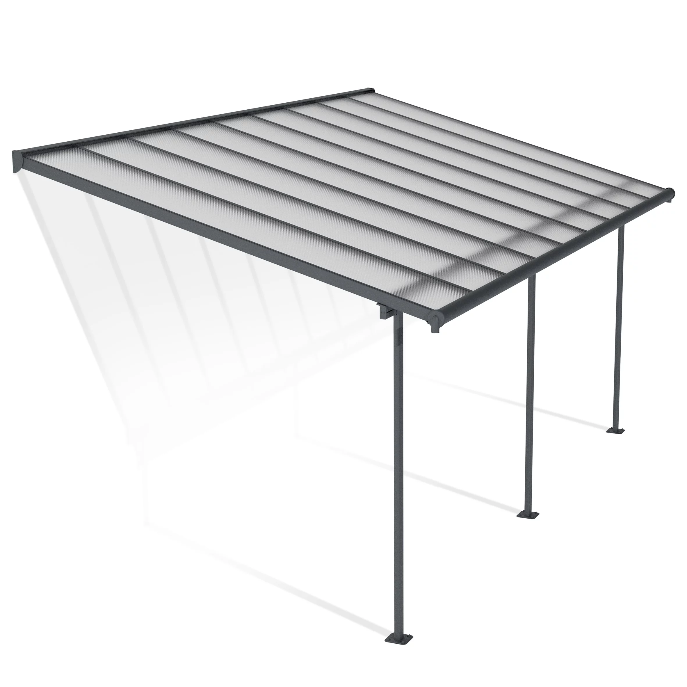 Palram - Canopia Sierra Grey Non-retractable Awning, (L)5.55m (H)3.05m (W)2.99m 4 Palram - Canopia Sierra Grey Non-retractable Awning, (L)5.55m (H)3.05m (W)2.99m - Image 2