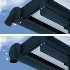 Palram - Canopia Sierra Grey Non-retractable Awning, (L)7.39m (H)3.05m (W)2.95m 13 Palram - Canopia Sierra Grey Non-retractable Awning, (L)7.39m (H)3.05m (W)2.95m -Garden & Outdoors palram canopia sierra grey non retractable awning l 7 39m h 3 05m w 2 95m7290108130614 04i bq