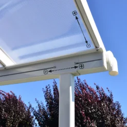 Palram - Canopia Sierra White Non-retractable Awning, (L)7.39m (H)3.05m (W)2.95m 18 Palram - Canopia Sierra White Non-retractable Awning, (L)7.39m (H)3.05m (W)2.95m -Garden & Outdoors palram canopia sierra white non retractable awning l 7 39m h 3 05m w 2 95m7290108130553 05i bq