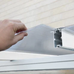 Palram - Canopia Sierra White Non-retractable Awning, (L)8.6m (H)3.05m (W)2.95m -Garden & Outdoors palram canopia sierra white non retractable awning l 8 6m h 3 05m w 2 95m7290108130560 07i bq