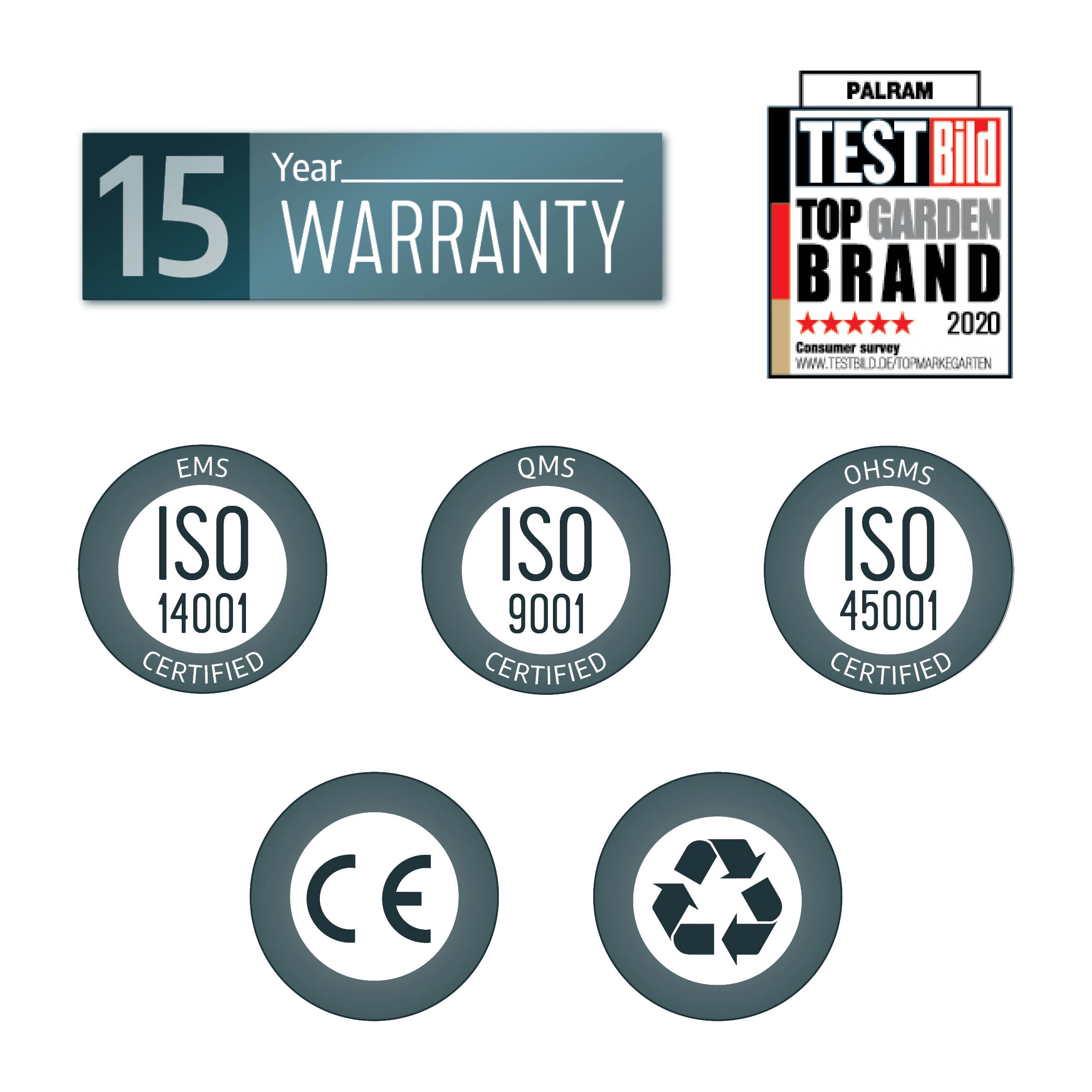 Palram - Canopia Stockholm Grey Non-retractable Awning, (L)3.7m (H)3.24m (W)3.41m 12 Palram - Canopia Stockholm Grey Non-retractable Awning, (L)3.7m (H)3.24m (W)3.41m - Image 10
