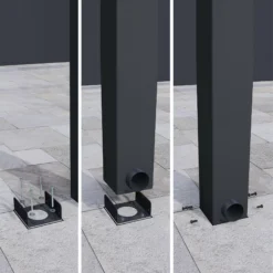 Palram - Canopia Stockholm Grey Non-retractable Awning, (L)3.7m (H)3.24m (W)3.41m 21 Palram - Canopia Stockholm Grey Non-retractable Awning, (L)3.7m (H)3.24m (W)3.41m -Garden & Outdoors palram canopia stockholm grey non retractable awning l 3 7m h 3 24m w 3 41m7290108602517 04i bq