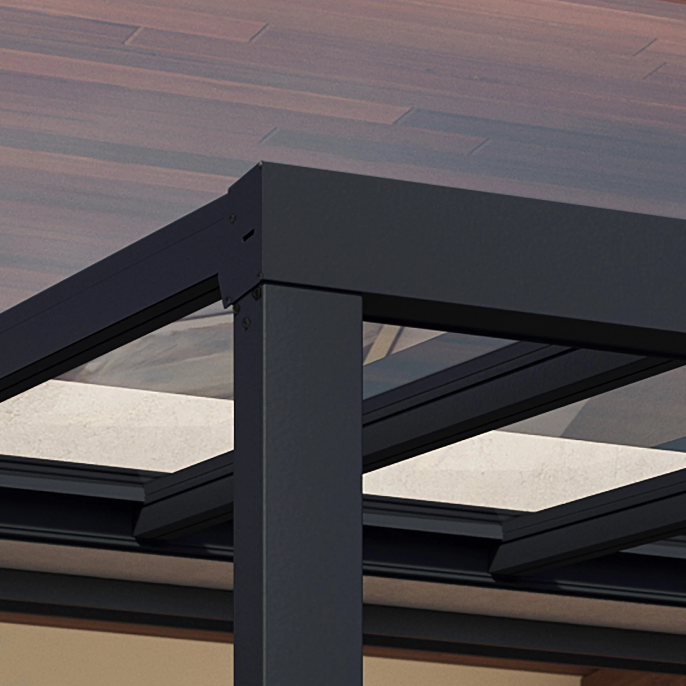 Palram - Canopia Stockholm Grey Non-retractable Awning, (L)3.7m (H)3.24m (W)3.41m 8 Palram - Canopia Stockholm Grey Non-retractable Awning, (L)3.7m (H)3.24m (W)3.41m - Image 6