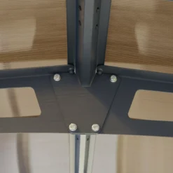 Palram - Canopia Tucson Grey Rectangular Gazebo, (W)5.02m (D)3.59m - Assembly Required -Garden & Outdoors palram canopia tucson grey rectangular gazebo w 5 02m d 3 59m assembly required7290108601626 02i bq