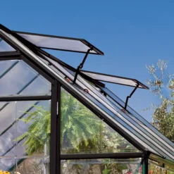 Palram - Canopia Victory Dark Grey 12x10 Greenhouse -Garden & Outdoors palram canopia victory dark grey 12x10 greenhouse7290103121914 41c