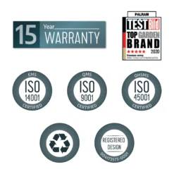 Palram - Canopia Yukon With WPC Floor 11x21.3 Apex Dark Grey Plastic Shed With Floor -Garden & Outdoors palram canopia yukon with wpc floor 11x21 3 apex dark grey plastic shed with floor7290108139303 03t BQ
