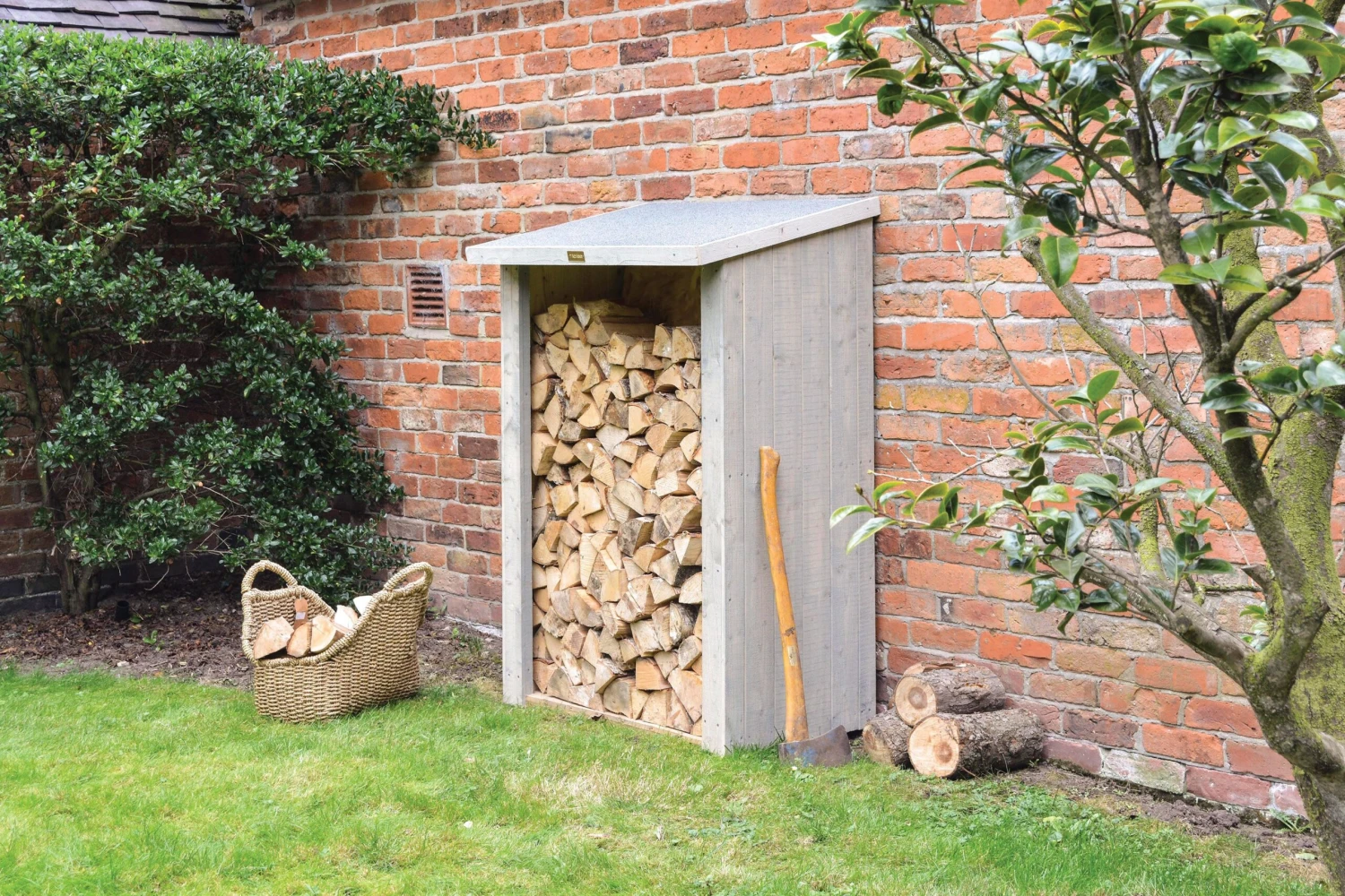 Rowlinson Heritage Wooden Log Store 3 Rowlinson Heritage Wooden Log Store